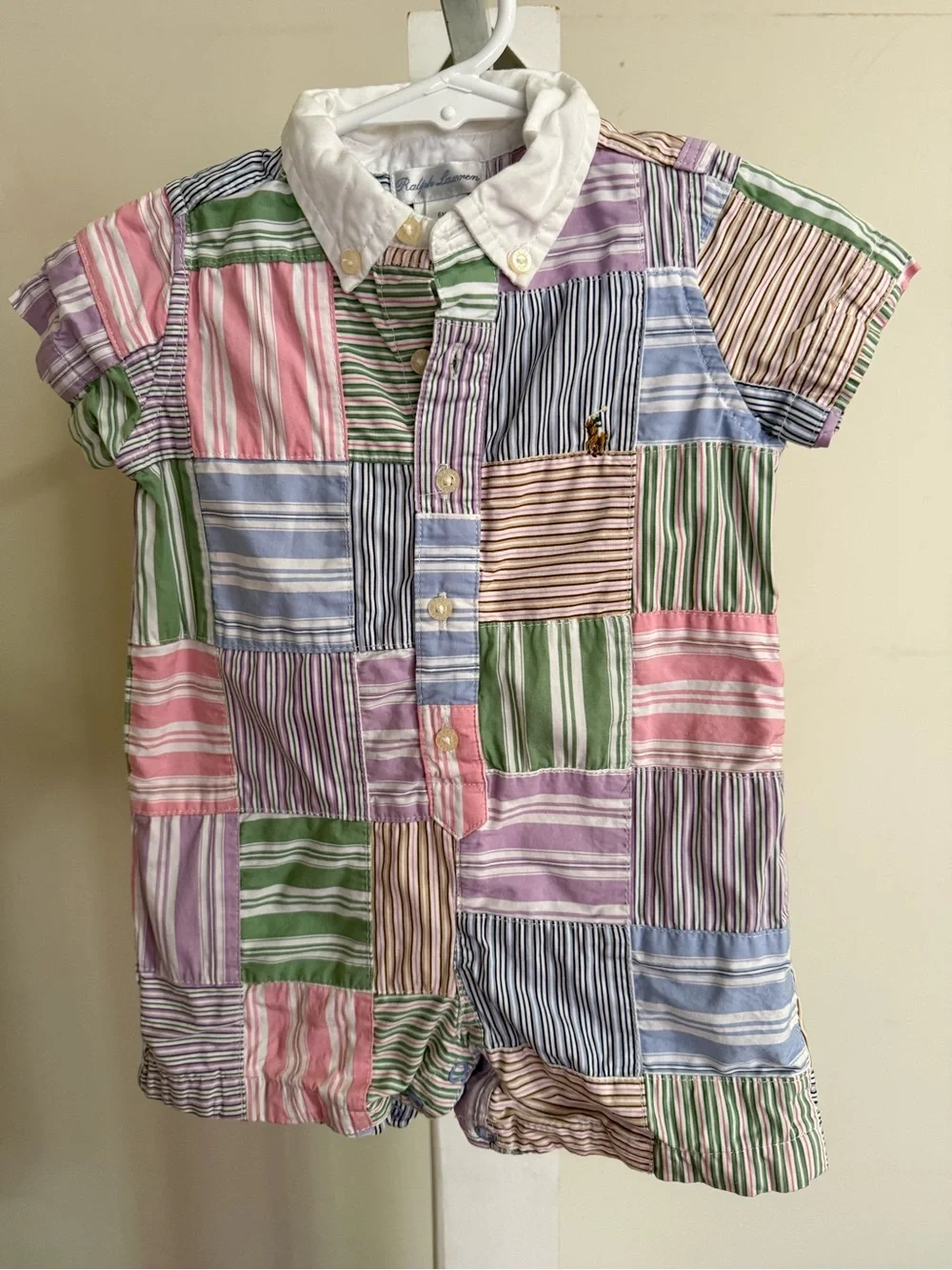 Ralph Lauren Patchwork Romper